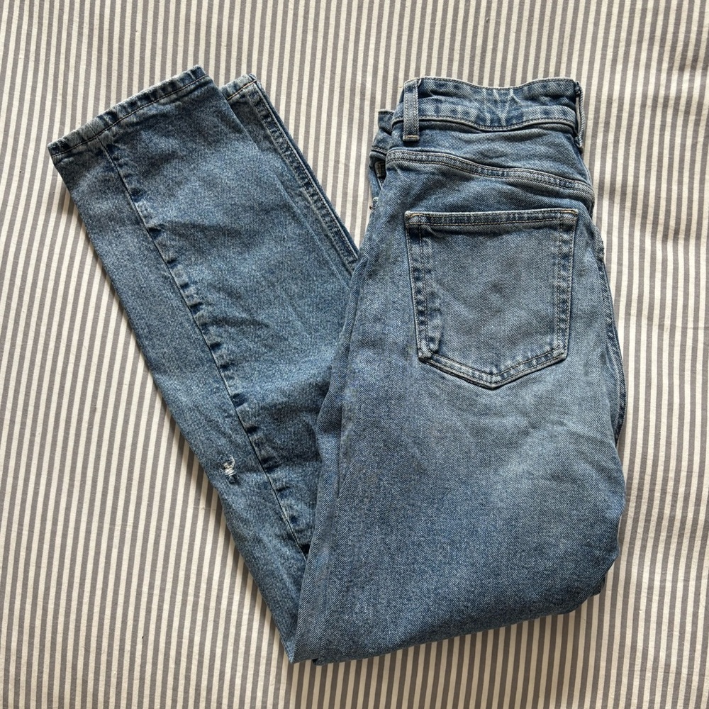 *DONATED* High Waist Straight Leg Denim Jeans